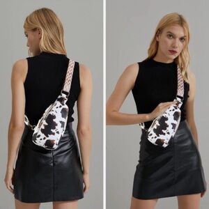 Cow Print Women's Crossbody Bag